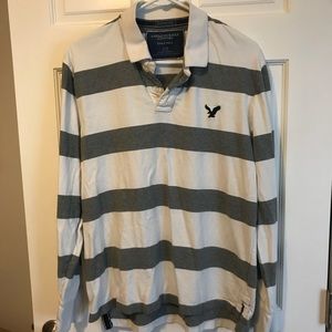 American Eagle long sleeve polo